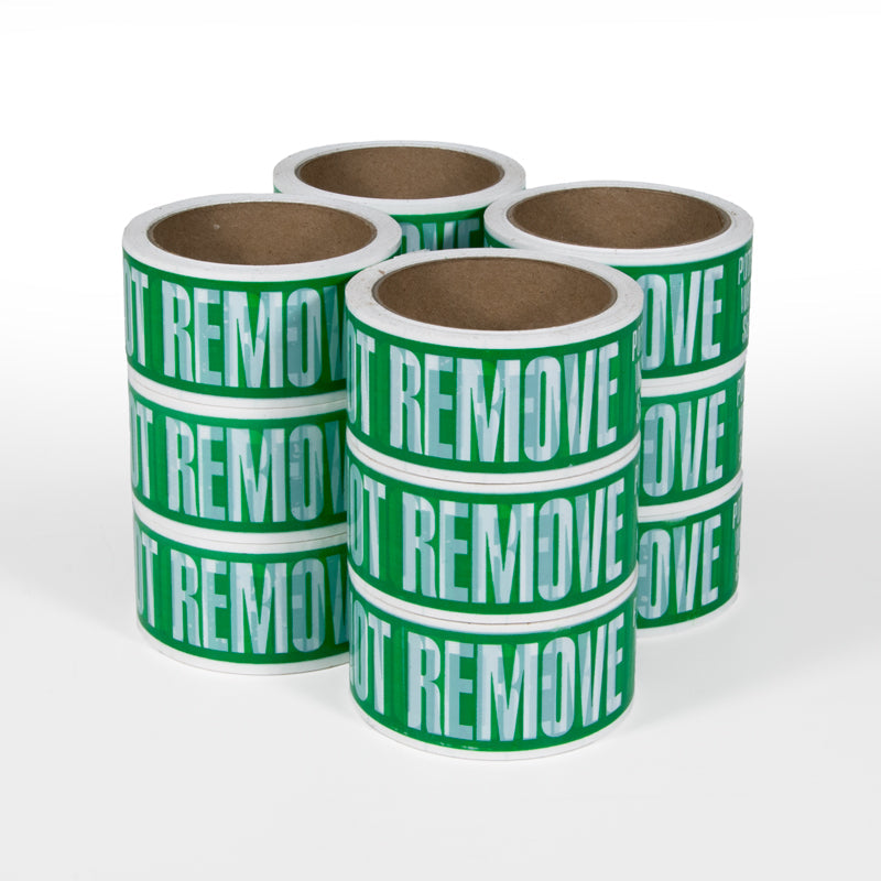 DO NOT REMOVE POTABLE WATER SEAL Cooler Printed Adhesive Marking Tape (2 in x 165 ft) Full Kit with Tape and Decals