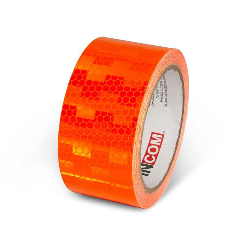 Orange  2 in x 30 ft Prismatic Solid Color Engineer Grade Reflective Adhesive Tape 