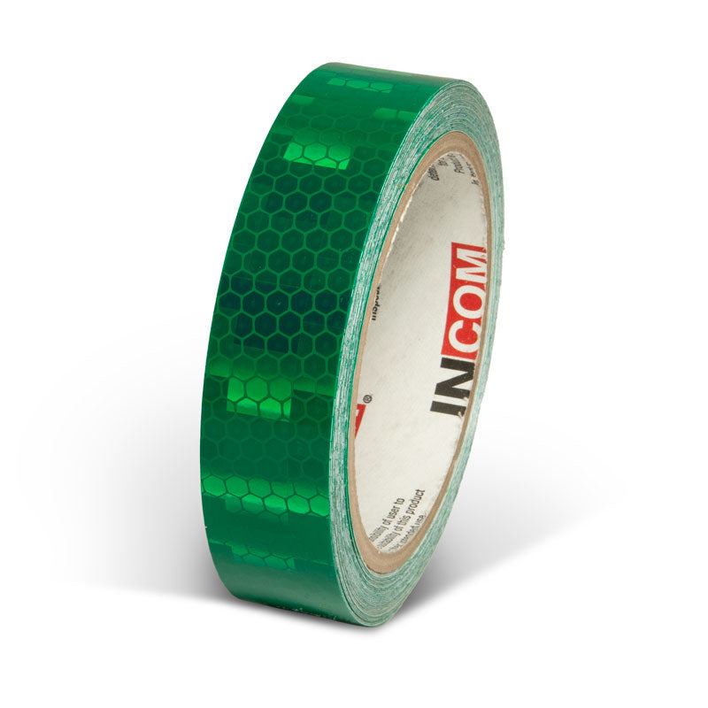 Green  1 in x 30 ft Prismatic Solid Color Engineer Grade Reflective Adhesive Tape 