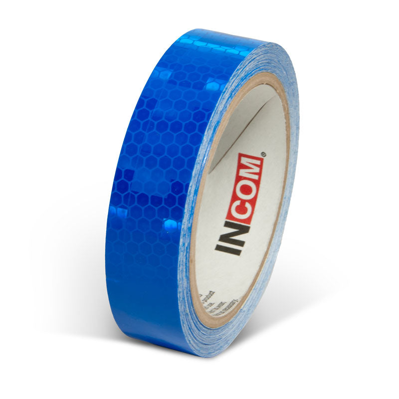 Blue  1 in x 30 ft Prismatic Solid Color Engineer Grade Reflective Adhesive Tape 