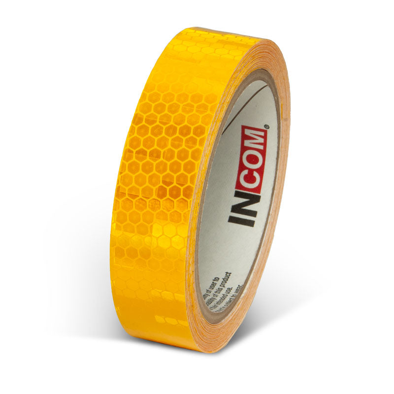 Yellow  1 in x 30 ft Prismatic Solid Color Engineer Grade Reflective Adhesive Tape 
