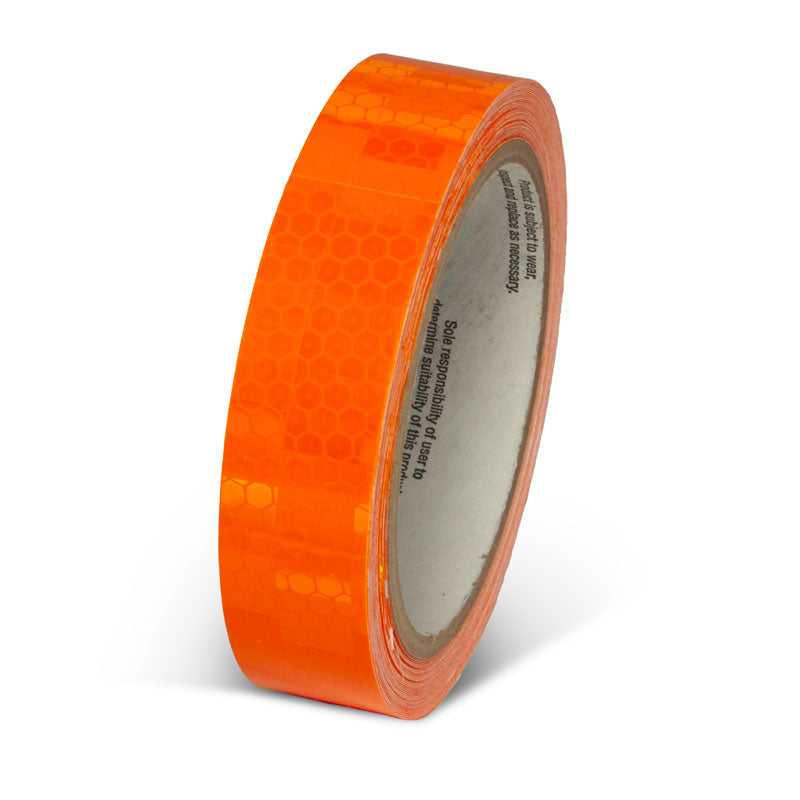 Orange  1 in x 30 ft Prismatic Solid Color Engineer Grade Reflective Adhesive Tape 