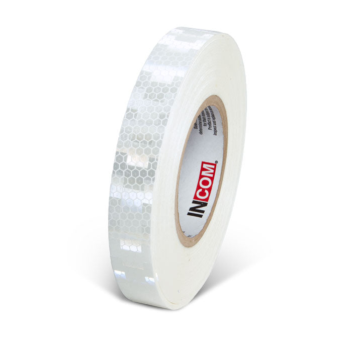 White  1 in x 150 ft Prismatic Solid Color Engineer Grade Reflective Adhesive Tape 