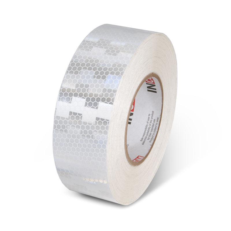 White  2 in x 150 ft Prismatic Solid Color Engineer Grade Reflective Adhesive Tape 