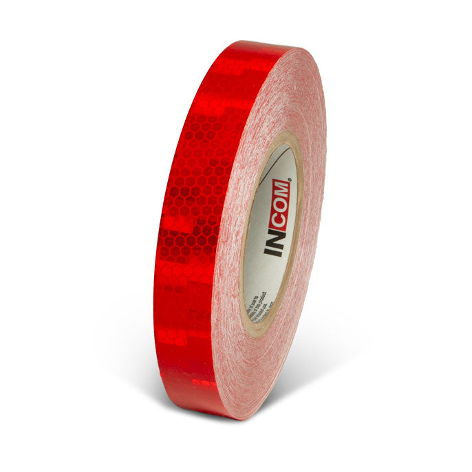 Red  1 in x 150 ft Prismatic Solid Color Engineer Grade Reflective Adhesive Tape 