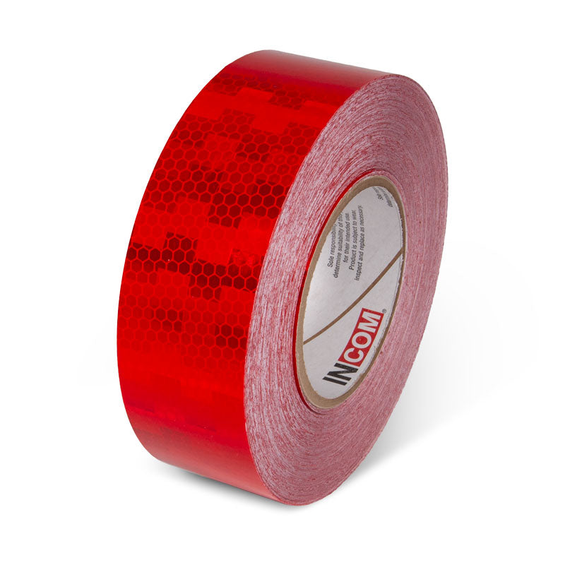 Red  2 in x 150 ft Prismatic Solid Color Engineer Grade Reflective Adhesive Tape 