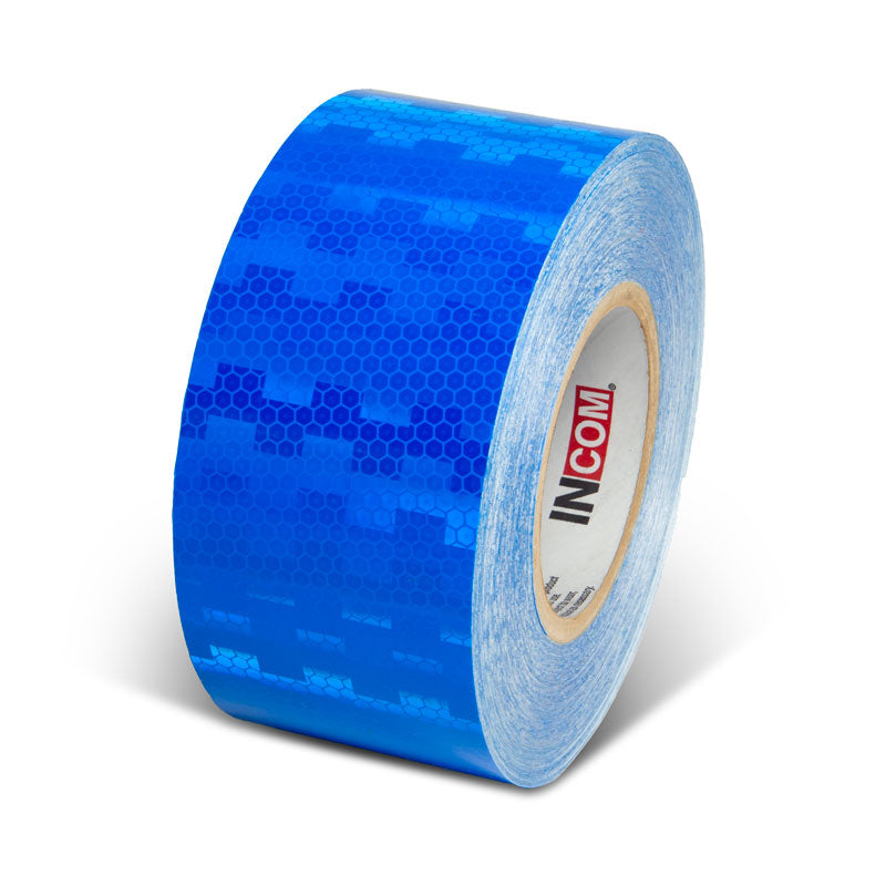 Blue  3 in x 150 ft Prismatic Solid Color Engineer Grade Reflective Adhesive Tape 