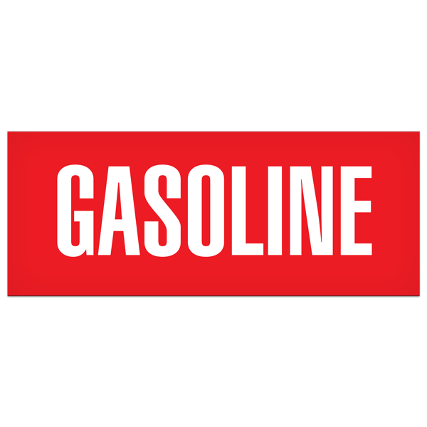 SB7020VL GASOLINE PrimeGuard® Adhesive VynMark™ Safety Decal (2 in x 5 in)