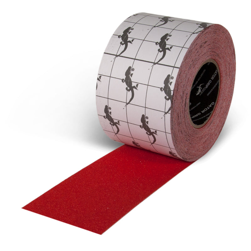 SG3504R Gator Grip® Solid Red Anti-Slip Grip Roll 60-grit Traction Tape (4 in x 60 ft)