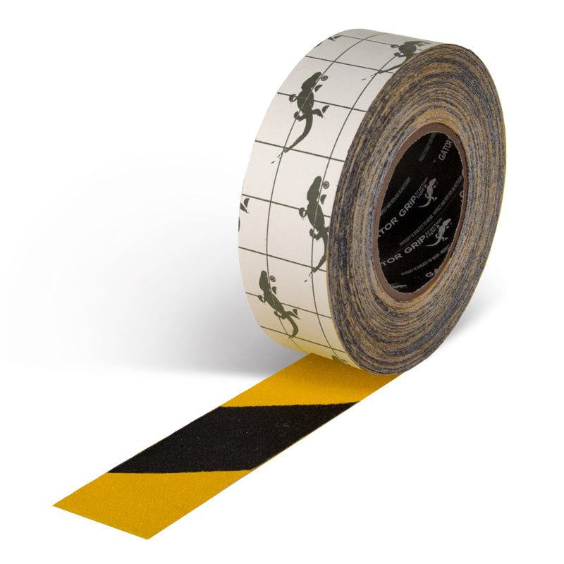 SG3902YB Gator Grip® Yellow/Black Stripe Anti-Slip Grip Roll 60-grit Traction Tape (2 in x 60 ft)