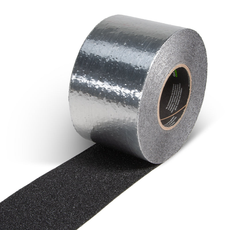 SG4104AL Gator Grip® Conformable Foil Backed Black Anti-Slip Grip Roll 46-grit Traction Tape (4 in x 60 ft)