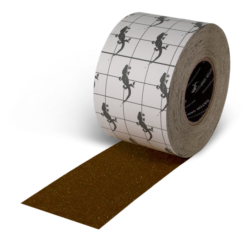 SG4304BR Gator Grip® Solid Brown Anti-Slip Grip Roll 60-grit Traction Tape (4 in x 60 ft)