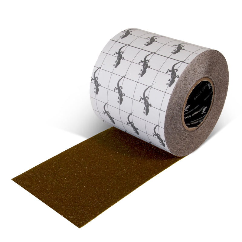 SG4306BR Gator Grip® Solid Brown Anti-Slip Grip Roll 60-grit Traction Tape (6 in x 60 ft)