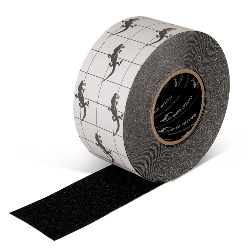 SG5104MB Gator Grip® Mopper's Friend Black Mop Friendly Roll Anti-Slip Grip Traction Tape (4 in x 60 ft)