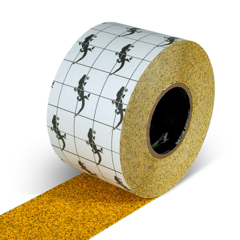 SG6204Y Gator Grip® Yellow Stadium Track Anti-Slip Grip Roll 46-grit Traction Tape (4 in x 60 ft)