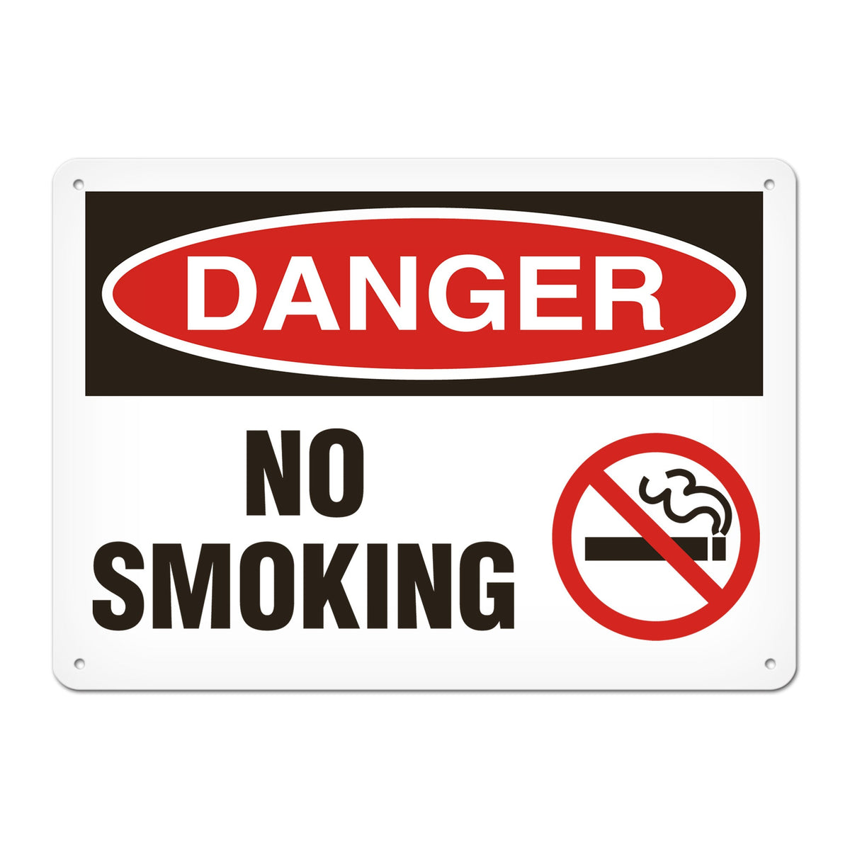 DANGER NO SMOKING PrimeGuard Traditional OSHA Style Safety Sign
