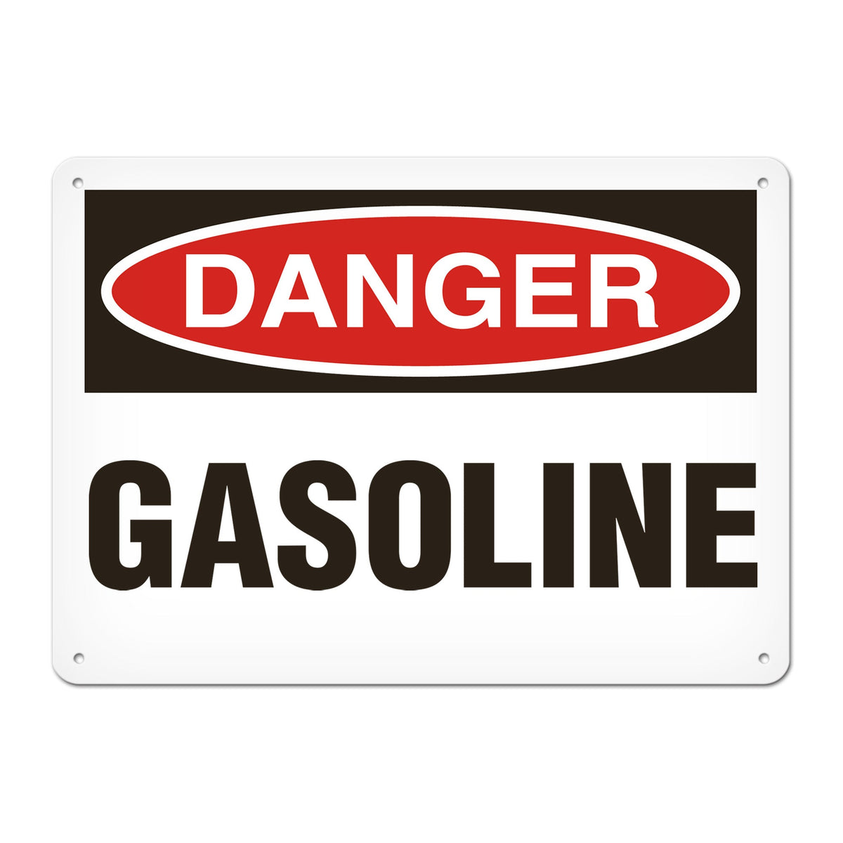 DANGER GASOLINE PrimeGuard Traditional OSHA Style Safety Sign
