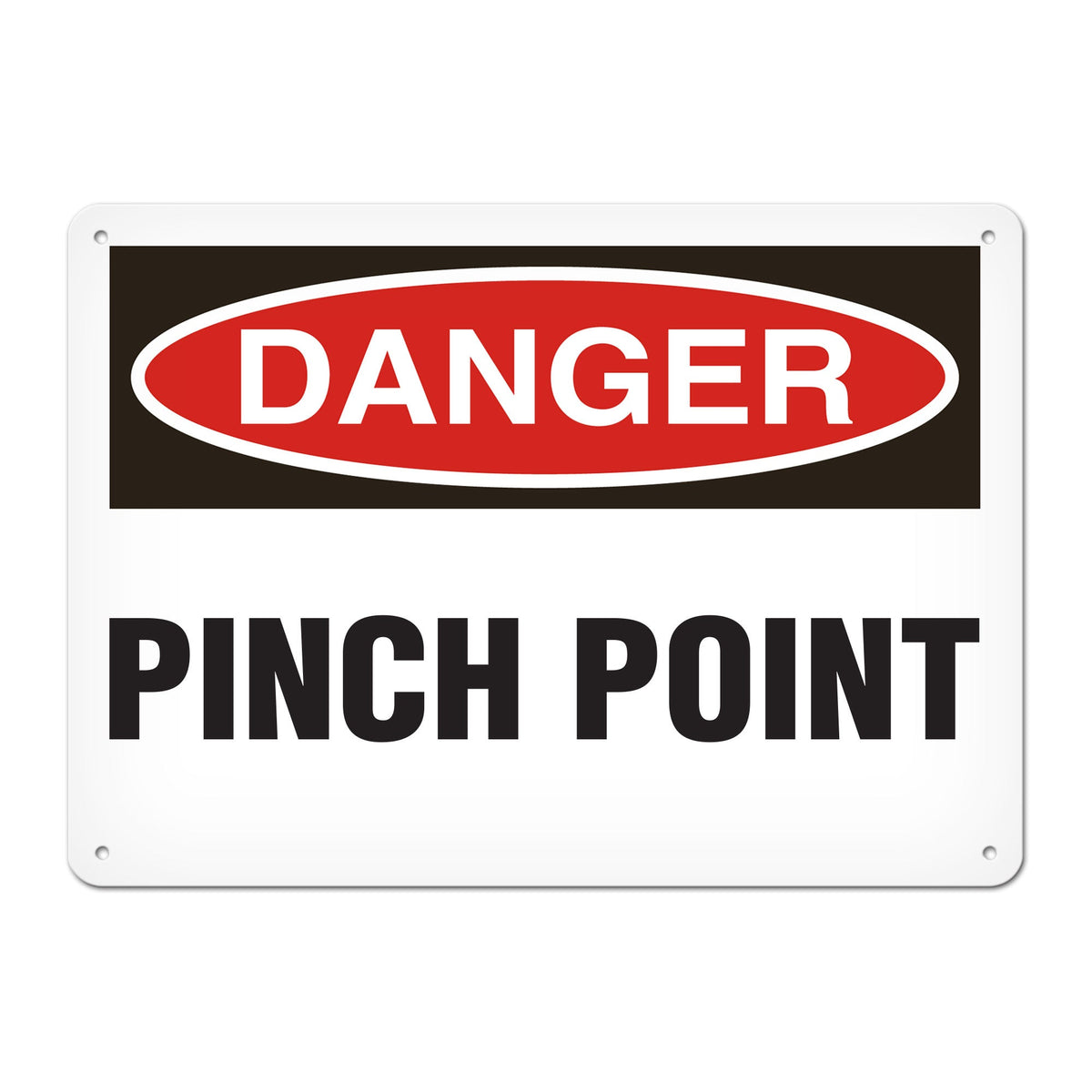 DANGER PINCH POINT PrimeGuard Traditional OSHA Style Safety Sign