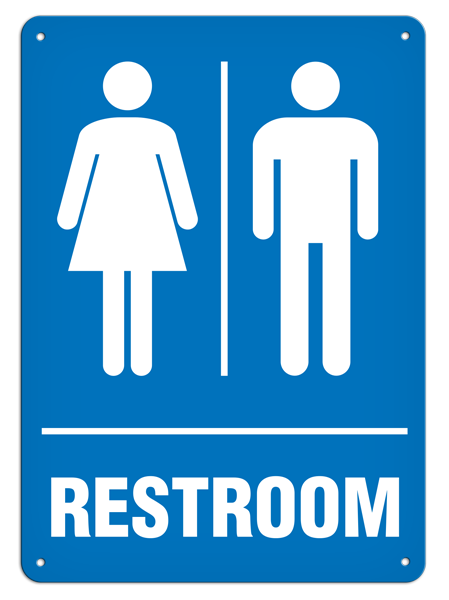 MIXED GENDER RESTROOM PrimeGuard® Safety Sign