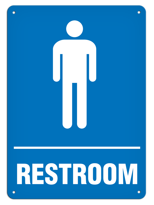 MEN'S RESTROOM PrimeGuard® Safety Sign