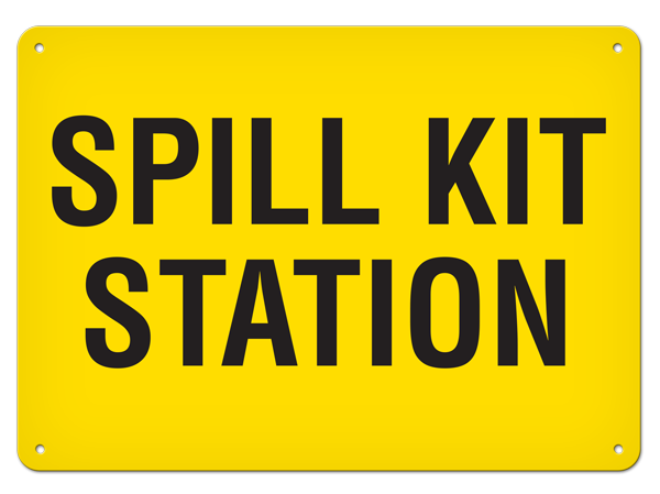 SPILL KIT STATION PrimeGuard® Safety Sign