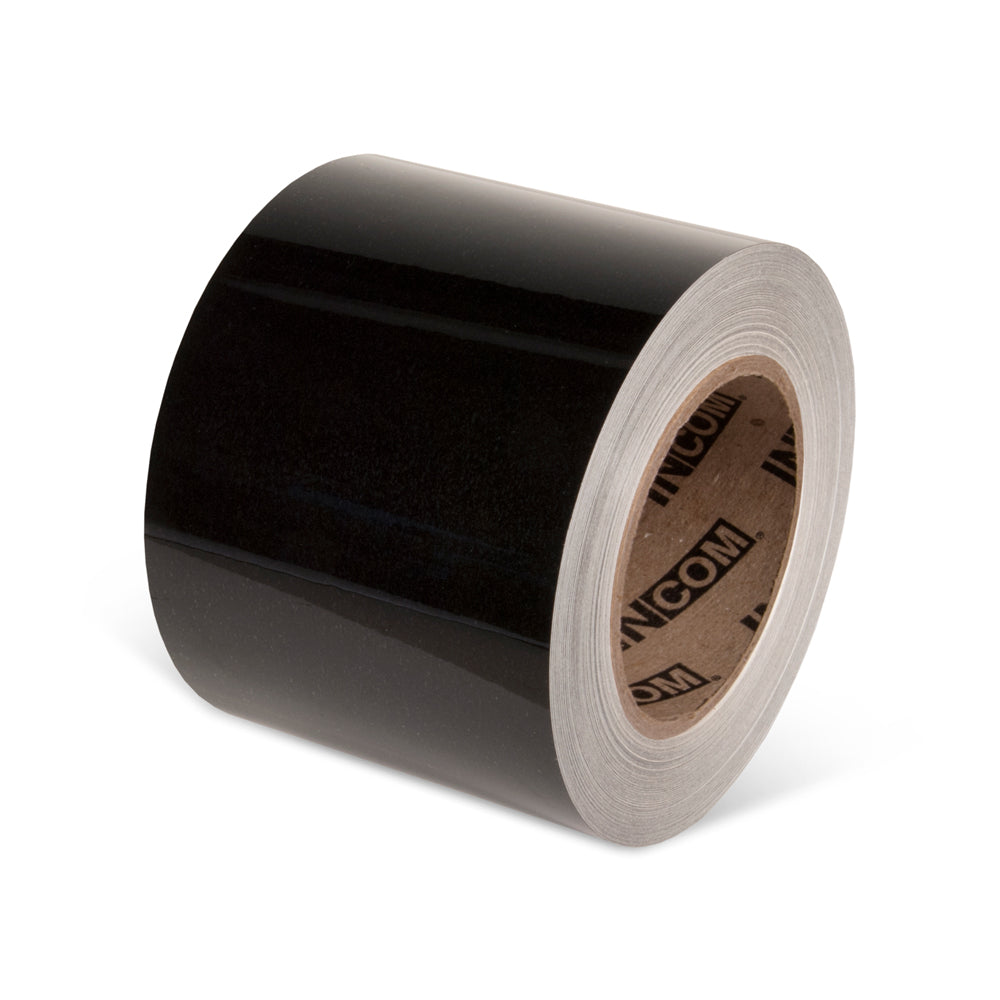 TM1104K Black Tuffmark High Traffic Durable Warehouse Floor Marking Tape (4 in x 100 ft)