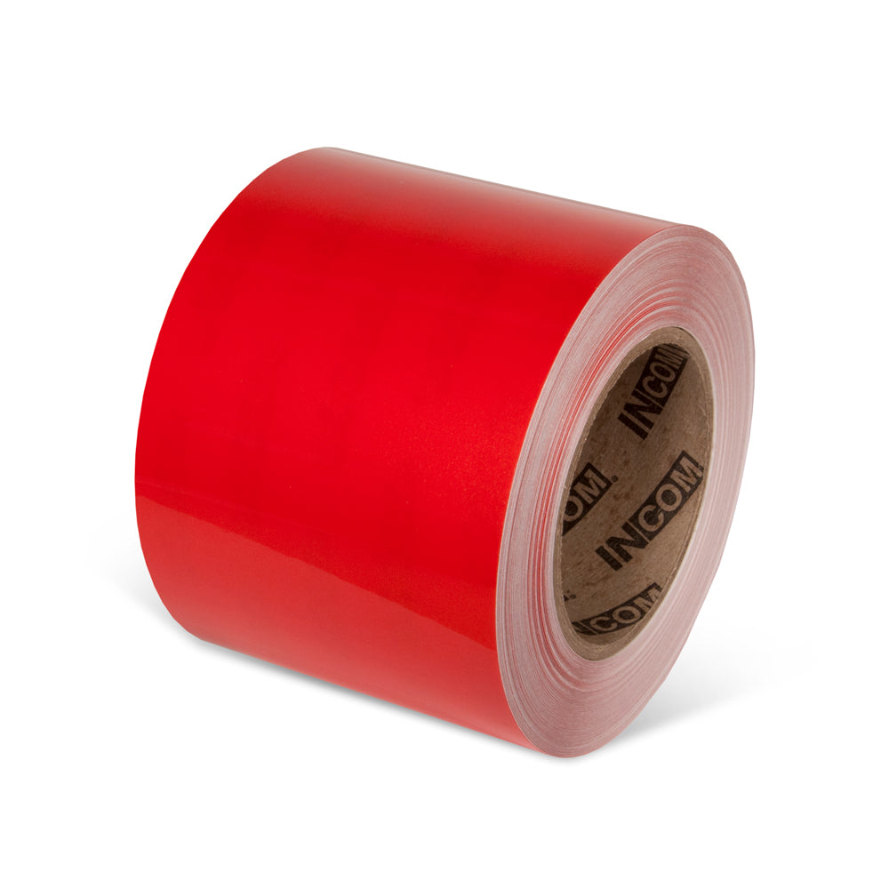 TM1104R Red Tuffmark High Traffic Durable Warehouse Floor Marking Tape (4 in x 100 ft)