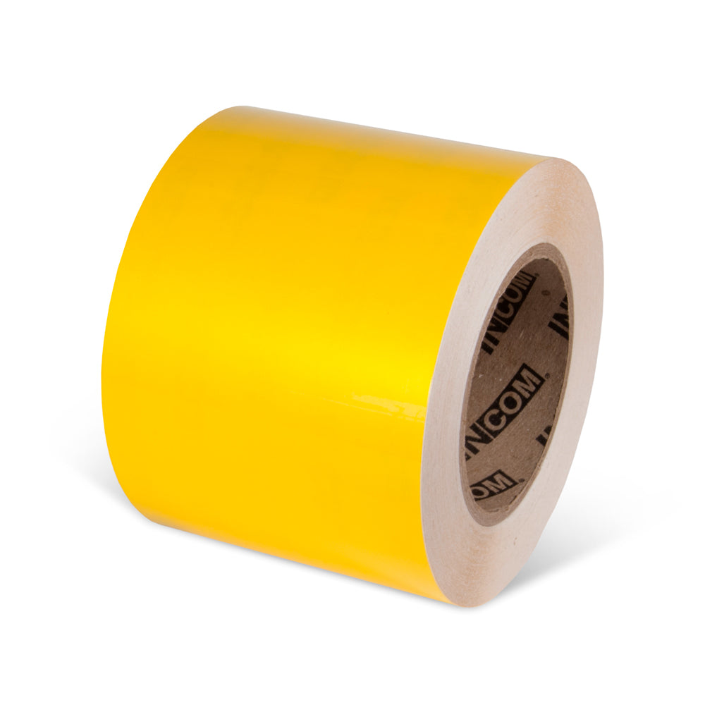 TM1104Y Yellow Tuffmark High Traffic Durable Warehouse Floor Marking Tape (4 in x 100 ft)