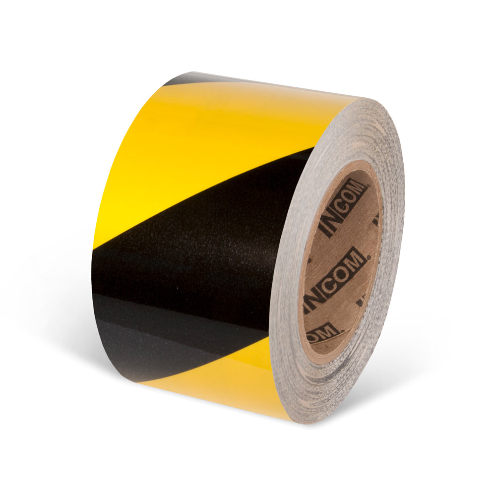 TM1203YB Yellow/Black Tuffmark High Traffic Durable Warehouse Floor Marking Tape (3 in x 100 ft)