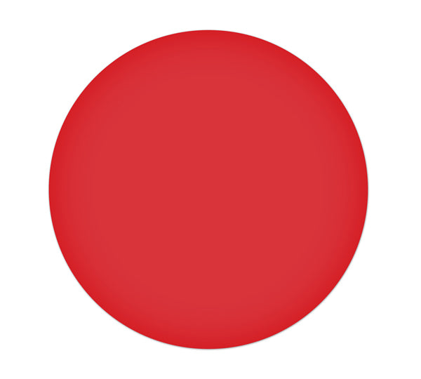  TM190R Red  6 in Circle 5S/Lean Tuff Mark™ High Traffic Durable Warehouse Adhesive Warehouse Floor and Position Markers (20 /pkg)