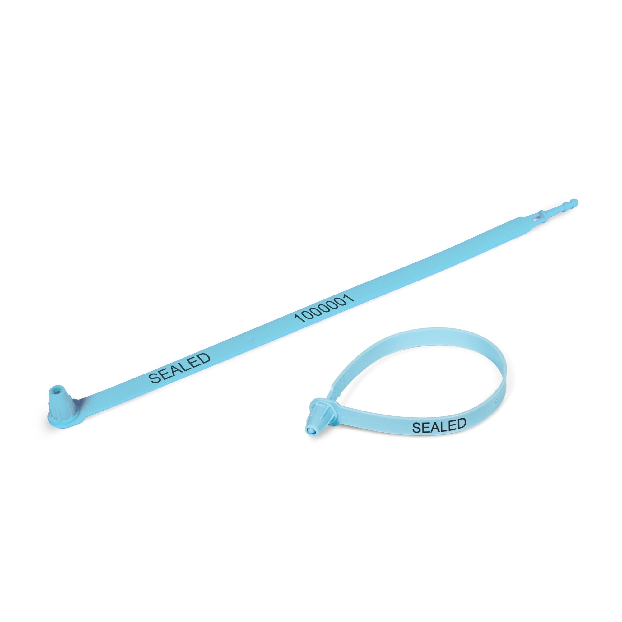 TS1000B Blue Tamper Evident Plastic Transport Trailer and Security Seals (1,000 /case)