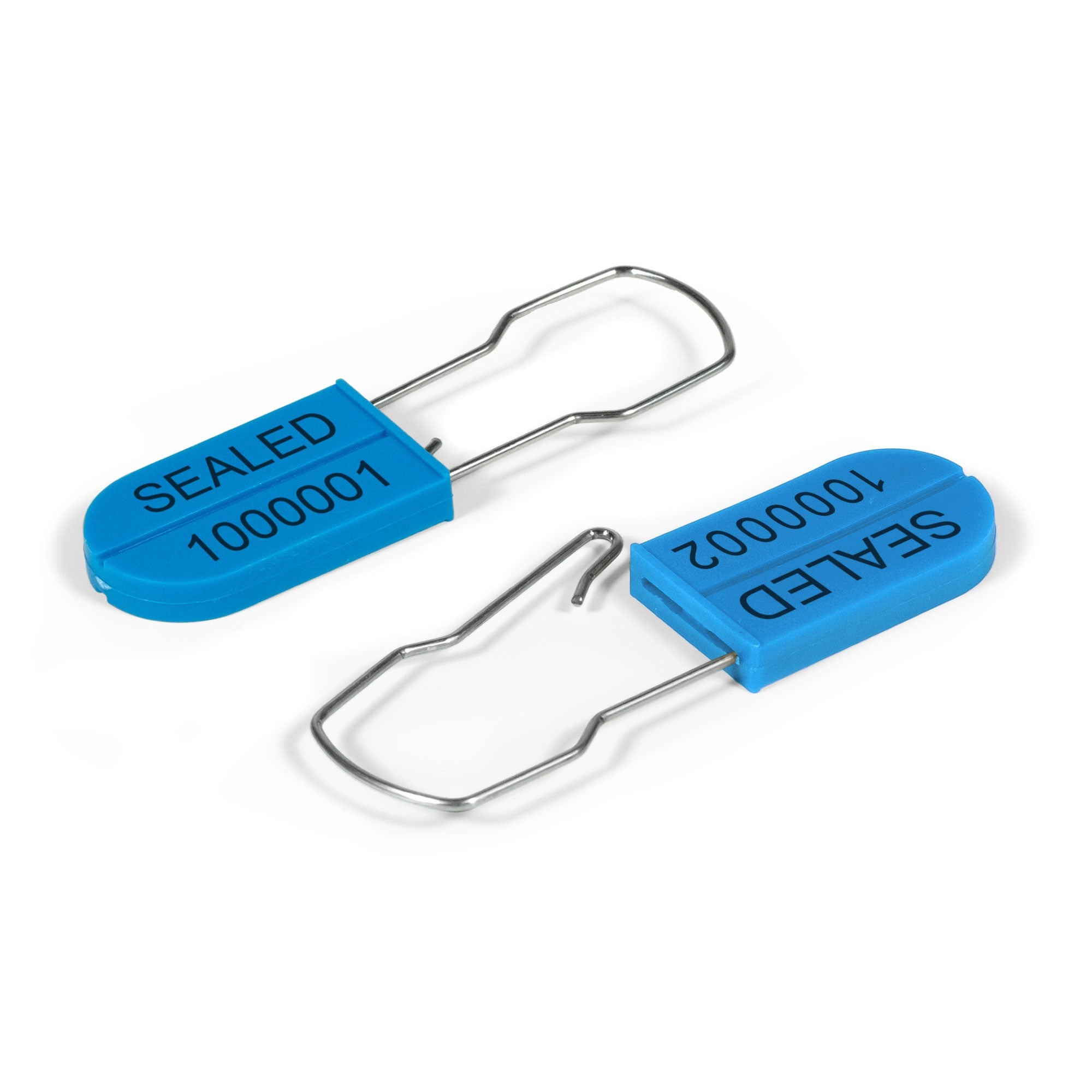TS4000B Blue Padlock Plastic and Metal Security Seals (1,000 /case)
