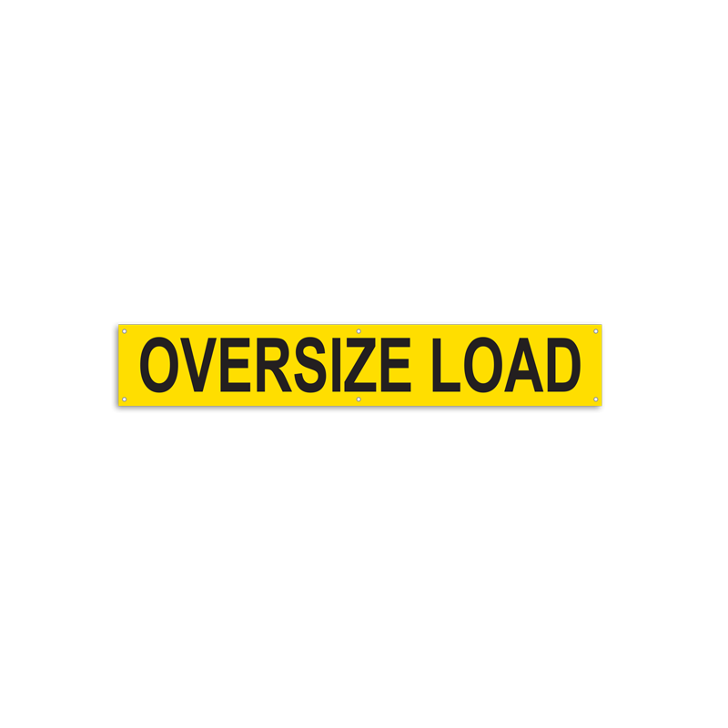 TS8005B OVERSIZE LOAD Over-Dimensional Load Heavy Haul Transport Signage and Decals (12 in x 72 in)