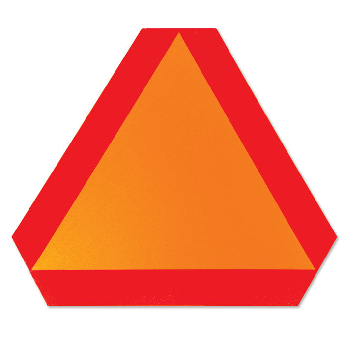 TS8021AR Slow Moving Vehicle Aluminum Reflective Sign (14 in x 16 in)