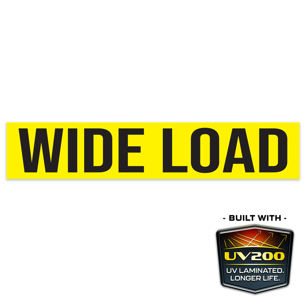 Illuminated Light-Up Pilot Car Over-Dimensional Load Sign Insert (71.5 in x 13.5 in)
