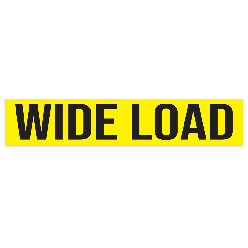 TS8132 Illuminated Light-Up Pilot Car Sign Yellow/Black WIDE LOAD Insert (71.5 in x 13.5 in) 